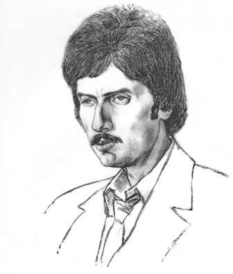Портрет С.Кадзаева, выполненный художником В.Биджеловым.