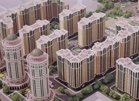 Жилой комплекс из 130 высотных домов построят в Грозном