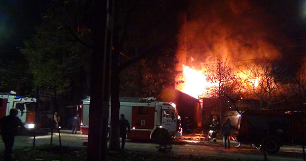 При пожаре на заводе «Электроцинк» во Владикавказе никто не пострадал